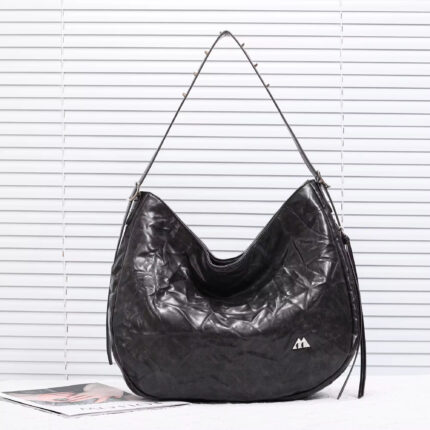 Cloud Bag for Women Spacious Crossbody Tote Featuring Textured Ruched Design