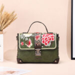 Chinese Ethnic Style Flower Embroidery Fashion Crossbody Bag