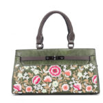 Ethnic Style Handbag with Ditsy Floral Embroidery - Image 2