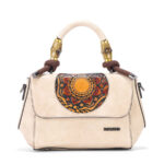 Vintage Trend PU Leather Waterproof Magnetic Closure Removable Strap Handbag - Image 2