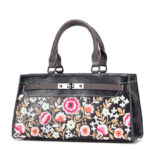 Ethnic Style Handbag with Ditsy Floral Embroidery - Image 4