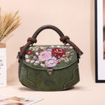 Embroidered Style Women's Personalized Handbag
