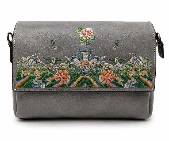 WhatsApp Image 2026-05-09 at 3.58.06 PM Chinese Embroidery Thread Style Joint Woven Tote Bag - Image 1