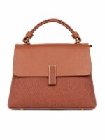 Fabric Texture Bucket Bag, Crossbody Bag - Image 3