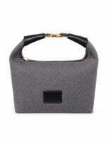 Fabric Texture Bucket Bag, Crossbody Bag