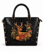 Crocodile Pattern Deer handbag - Image 2