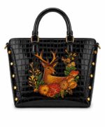 Crocodile Pattern Deer handbag