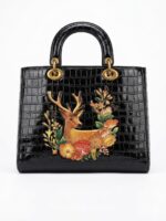 Crocodile Pattern Deer handbag - Image 2
