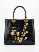 Crocodile Pattern Flow handbag